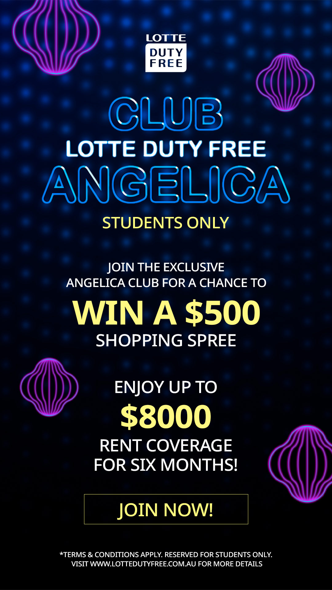 Melbourne Sydney Duty Free Student Event